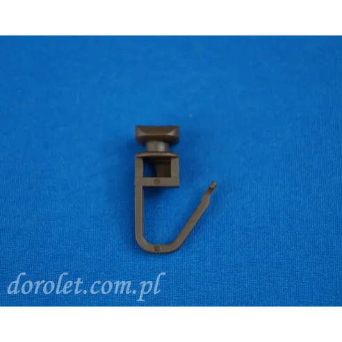 TS safety pin with slide - bronze